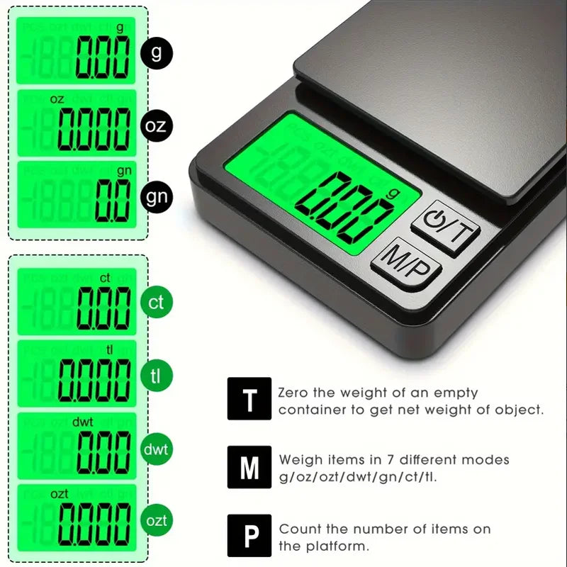 Digital Precision Pocket Mini Scale for Travel