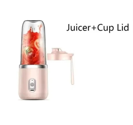 Portable USB Personal Mini Juicer Cup Handheld Travel Blender Single Double Cups for Water Bottles